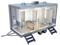 Toilettes mobiles de luxe sur mesure, WC portable VIP pour événements, mariages, festivals et événements en plein air