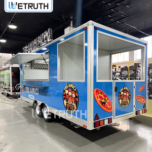 Trailer thực phẩm được trang bị đầy đủ thép không gỉ nhẹ nhà bếp thực phẩm di động xe tải bán nhượng Bộ Thương mại BBQ Kem Kẹo - Product Image 3