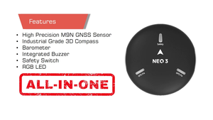 Modul GNSS NEO <span class=keywords><strong>3</strong></span>/NEO <span class=keywords><strong>3</strong></span> PRO asli, M9N, 25Hz Update,4 GNSS untuk navigasi UAV presisi tinggi - Product Image 5