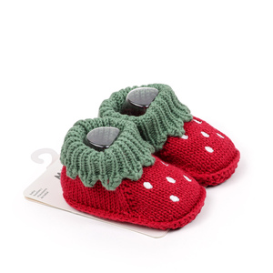 Newborn Knitted <strong>Slipper</strong> <strong>Socks</strong> Soft Warm Infant Booties for Girls <strong>Boys</strong> - Product Image 3