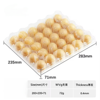 Boîte à œufs en plastique PET jetable et recyclable, transparente, 12 pièces, avec couvercle, conteneur à œufs, 12 grilles, qualité alimentaire