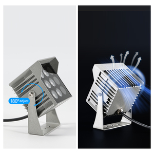 Proyector de luz LED <span class=keywords><strong>para</strong></span> exteriores, resistente al agua, IP66, iluminación de paisaje, ángulo de haz estrecho cuadrado Ip65 <span class=keywords><strong>para</strong></span> Proyecto de <span class=keywords><strong>fachada</strong></span> - Product Image 3
