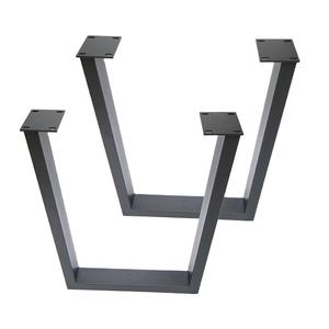 تصنيع المعدات الأصلية/التصميم الأصلية خدمة لحام مخصصة مسحوق المغلفة على شكل U معدن أسود الجدول الساق الأثاث استخدام قدم إطار ورقة تصنيع المعادن - Product Image 1