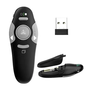 Hot Sale 2.4G RF Wireless Presenter PPT Presentation Red Laser Pointer page turning Remote Control Air Mouse PowerPoint Clicker