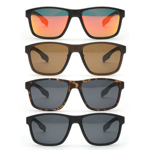 نظارات شمسية مستقطبة فاخرة للرجال والنساء بإطار TR90 مربع خفيف الوزن للغاية وتصميم عصري راقي مع شعار مخصص بالجملة - Product Image 2