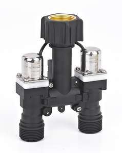 Válvula solenoide de enclavamiento de 3/4 pulgadas DC 6V/12V Válvula de Control de agua de doble tubo para sistema de riego de jardín Válvula de temporizador de baja presión - Product Image 4