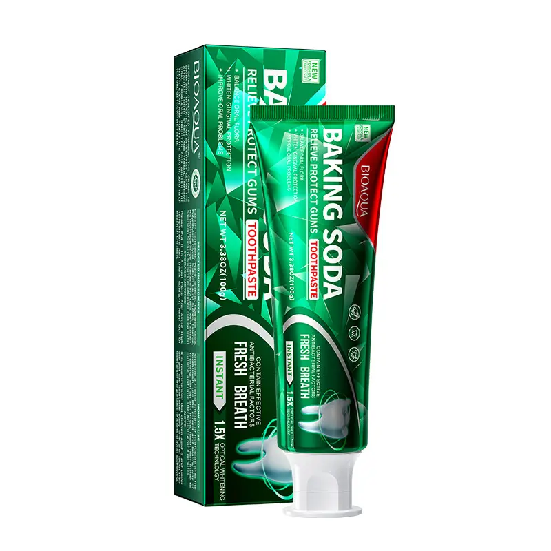 Dentifrice au bicarbonate de soude Nettoyage des dents Dentifrice blanchissant nicotinamide Dentifrice au bicarbonate de soude frais