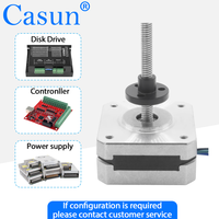 Casun Nema 17 prix d'usine moteur pas à pas à vis sans fin 130mN.m 20mm cadre moteur pas à pas pour la robotique
