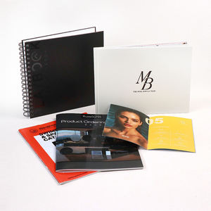 Custom Magazine Printing Catalog Booklet Brochure Printing OEM ODM Softcover Saddle Stitch Perfect Binding Fashion Product - Product Image 1