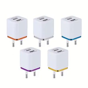 US EU <b>Plug</b> Fast Dual <b>Usb</b> Cell Phone Wall Charger Quick Charging Wall Charger - Product Image 5