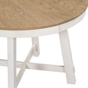 Mesa de comedor extensible redonda, muebles de cocina modernos de extensión contemporánea - Product Image 5