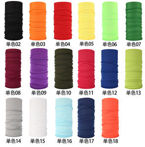 Multifuncional Color sólido Logotipo personalizado Cuello sin costuras Polaina <span class=keywords><strong>Bandana</strong></span> Ciclismo al aire libre Motocicleta Poliéster Deporte Bandanas - Product Image 6
