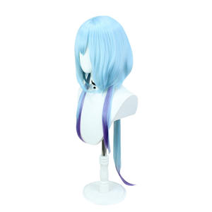 Peluca de Cosplay de Shuiyue, Nueva Operadora de Arknights, Degradado Azul y Morado, Cabello Corto y Largo, Fibra de Alta <span class=keywords><strong>Temperatura</strong></span>, Estilo de Cabello Completo - Product Image 5