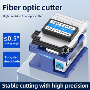 ZOERAX FC-6S Cleaver serat optik 250μm dilapisi baja, alat pemotong pengupasan FTTH alat koneksi dingin peralatan serat - Product Image 4