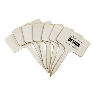 Etiquetas de Madera Personalizadas para Plantas, Mini Marcadores para Suculentas, Plantas en Maceta y Flores - Ideales como Señales de Jardín - Product Image 1