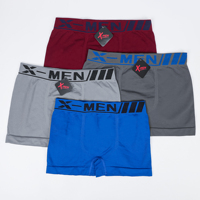 Premier hommes mi-hauteur boxeurs respirant 65g solide tricoté slips Sexy serré basique caleçon pas cher en gros sans couture