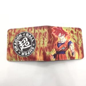 33 Designs Prix d'usine Chine Portefeuilles pour femmes Anime <span class=keywords><strong>DBZ</strong></span> Goku Vegeta Impression de dessins animés Portefeuille court en cuir PU de luxe pour hommes - Product Image 2