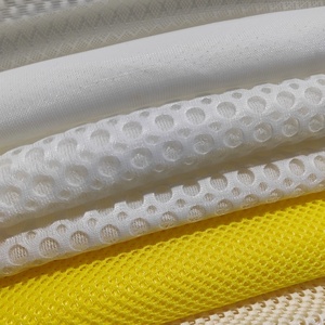 100% poliéster transpirable Dry Fit Sandwich 3D tela de malla de aire para zapatos deportivos <span class=keywords><strong>Material</strong></span> de malla para zapatos tela Pointelle - Product Image 5