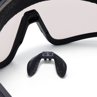Lunettes de soleil sport polarisées HUBO 505 à changement rapide de lentille, protection UV400 HD intelligente et tendance, lentille PC pour le VTT, la neige et les activités de plein air