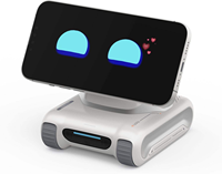Robot LOOI Portátil Comercial con IA, Robot de Escritorio con Carga Inalámbrica, Asistente Inteligente de Plástico, Batería de 6000 mAh, 5 Horas de Autonomía