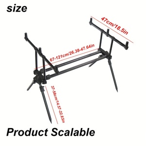 Support de <span class=keywords><strong>canne</strong></span> <span class=keywords><strong>à</strong></span> <span class=keywords><strong>pêche</strong></span> télescopique en alliage d'aluminium <span class=keywords><strong>à</strong></span> 3 têtes de style européen <span class=keywords><strong>pour</strong></span> lancer <span class=keywords><strong>à</strong></span> longue distance, plateforme de lancer haute performance <span class=keywords><strong>pour</strong></span> la <span class=keywords><strong>pêche</strong></span> en <span class=keywords><strong>mer</strong></span> - Product Image 2