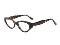 Lunettes de vue œil-de-chat modernes en acétate, monture sculptée tendance, lunettes optiques élégantes, lunettes de déclaration stylées pour femmes et hommes