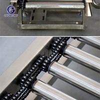 Convoyeur à rouleaux robuste en acier inoxydable 304, vitesse réglable 20 m/min, ligne de production industrielle d'assemblage