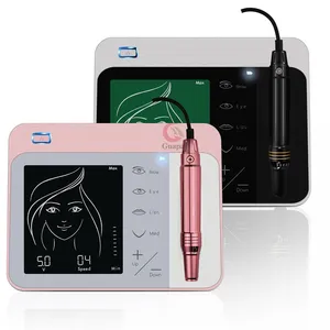Máquina de maquillaje semipermanente inalámbrica, dispositivo de tatuaje de micropigmentación con pantalla táctil Digital inteligente, venta al por mayor