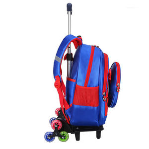 Mochila Escolar con Ruedas Tipo Trolley para Niños y Niñas, Equipaje de Viaje Infantil de Oxford para Vacaciones - Product Image 4