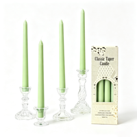 Bougies coniques colorées de luxe personnalisées pour la décoration de Noël à la maison