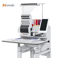Machine à broder informatisée à tête unique pour la broderie de logos et d'étiquettes sur casquettes