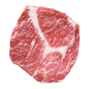 Bloc de viande simulée, steak au poivre noir, modèle carré, accessoire de présentation, coupe originale, aliment cru, faux modèle, plateau, DIY - Product Image 1