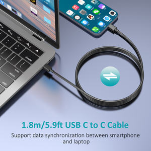 Cargador Rápido USB-C PD de 65W, Nuevo de Fábrica, Cable Tipo C de 12V 24V, Enchufe Estadounidense para Laptop y Teléfono Móvil, Compatible con iPhone - Product Image 3