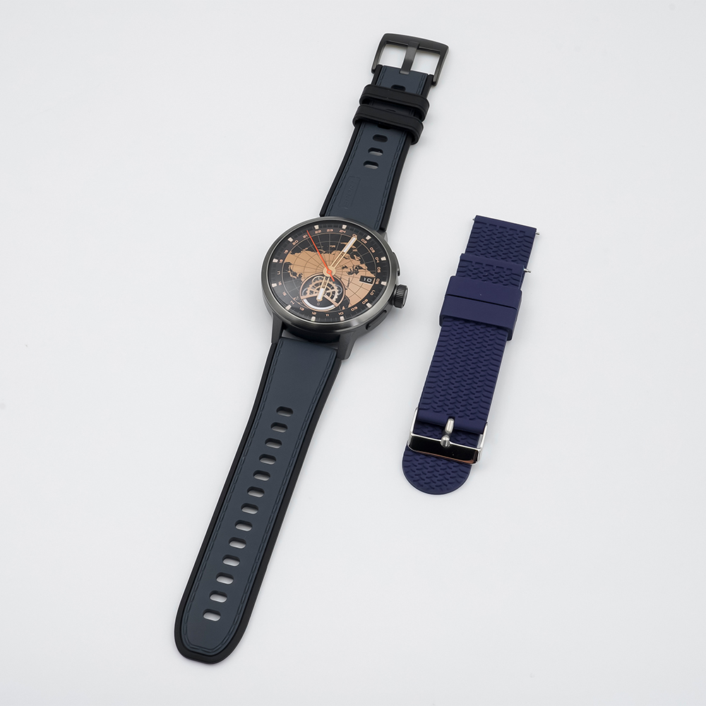 Azul (correa de silicona azul libre)