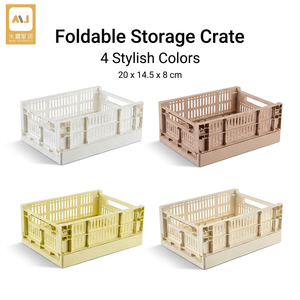 One-stop Service Customized Foldable <strong>Storage</strong> Crate Luxury Cute Office Stackable <strong>Storage</strong> <strong>Basket</strong> For Living Room - Product Image 4