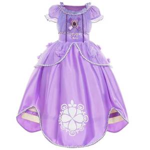 Costume de princesse pour enfants pour Halloween, manchons de manches, couronne, collier, ensemble de 7 pièces - Product Image 6