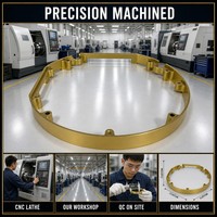 Pièces personnalisées en acier inoxydable usinées par CNC, service de fabrication de précision