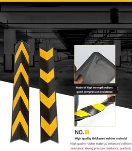 Protection d'angle en caoutchouc réfléchissant de 800 mm <span class=keywords><strong>moins</strong></span> chère pour le stationnement - Product Image 6
