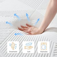 Full Twin Queen Size Bonnell Rolled up Memory Foam Hotel Ortho pä dische Matratze Single Roll Kingsize-Bett in Box für Schlafzimmer Anwendung