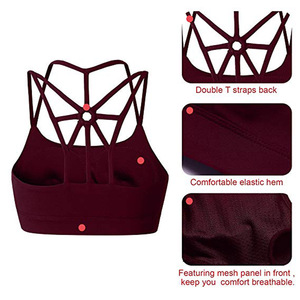 Formula1 Industries <b>Maroon</b> Print Women's Sports Bra-Eco-Friendly & Breathable Plus Size New Design - Product Image 3
