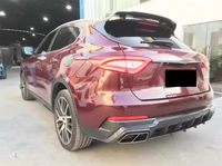 Kit carrosserie complet de haute qualité pour Maserati Levante amélioré avec diffuseur arrière de style M en fibre de carbone véritable