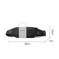 Sac banane tendance pour homme, idéal pour le streetwear décontracté et le running, sac de sport léger en nylon, style transfrontalier sophistiqué