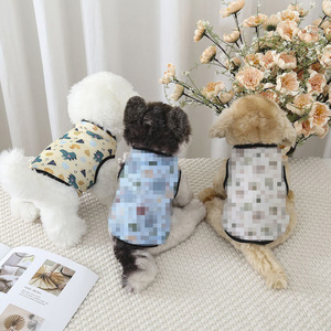 Chaleco con estampado de animales para mascotas, ropa de verano transpirable de poliéster para perros, gatos, Corgis, Bichons, osos de peluche, ZYK0011 - Product Image 2