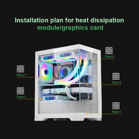 Boîtier PC ITX MATX ultra-robuste 40HQ 1470 pièces en gros direct usine Châssis d'ordinateur de bureau avec ports USB 3.0