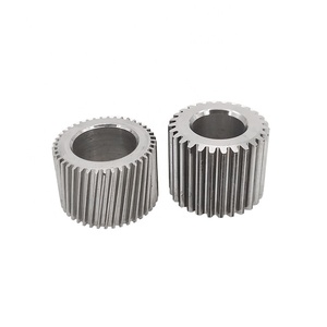 परिशुद्धता कस्टम मशीनिंग कार्बन स्टील स्टेनलेस स्टील पीतल डैने की नोक कीड़ा गियर पेचदार गियर प्रेरणा गियर - Product Image 5