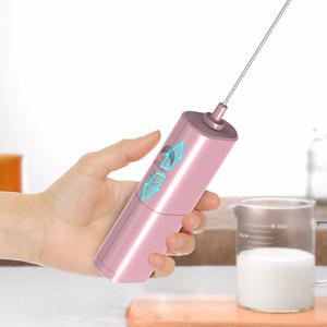 Mousseur de <span class=keywords><strong>lait</strong></span> électrique portable en acier inoxydable 304 et dispositif d'économie de main-d 'œuvre en plastique pour créer de la <span class=keywords><strong>mousse</strong></span> de café - Product Image 3