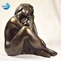 Statue de ballerine en laiton personnalisée pour l'art public, fontaine à jupe d'eau, sculpture de danseuse de ballet en bronze