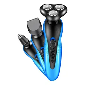 Tondeuse corporelle électrique 3 en 1 avec lames en acier inoxydable et boîtier en plastique pour usage domestique, rechargeable, appareil de soin personnel - Product Image 1