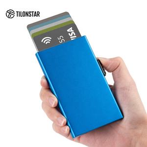 TILONSTAR TVC300-Porte-cartes d'identité automatique, étui de blocage RIFD, portefeuille en aluminium, porte-cartes bancaires pour hommes - Product Image 1
