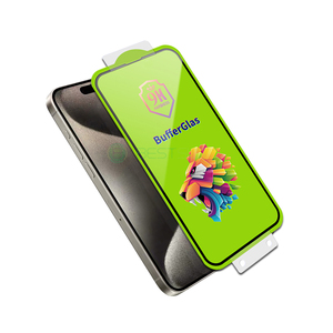อุปกรณ์ป้องกันหน้าจอสำหรับ iPhone 15 14 13 12 PRO MAX กระจกเทมเปอร์กัน3D 9H ป้องกันการระเบิด - Product Image 1